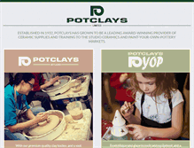 Tablet Screenshot of potclays.co.uk